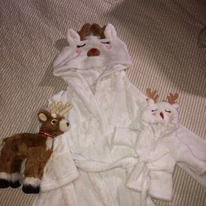 American girl reindeer robe